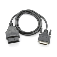 Cable adaptador OBD II macho a D-sub DB15 de 15 Pines, Cable VGA DB15 a OBD2 para diagnóstico de coche, venta al por mayor