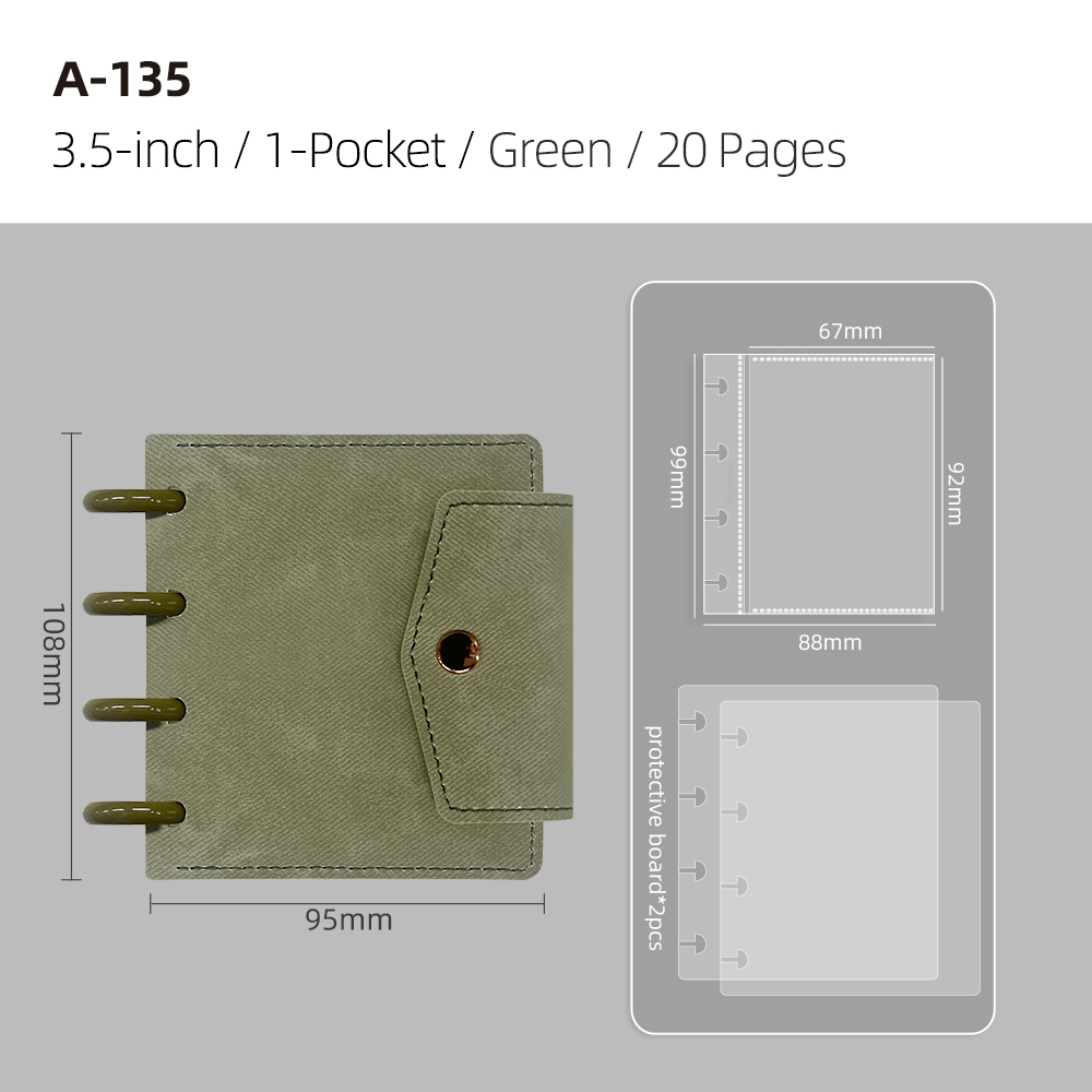 Green,1 pocket