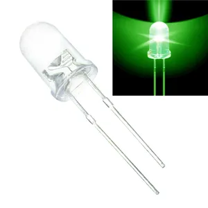 Juhong Đèn Led Giao Thông Mẫu Miễn Phí Chip Epistar Bảo Hành 5 Năm Đèn Led Xanh 30 Độ 5Mm 505nm Siêu Sáng 5Mm