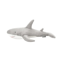 Peluche Requin Géant Gris en Coton PP Rembourré – Coussin Compagnon Animal Marin – Cadeau Unisexe pour Enfants