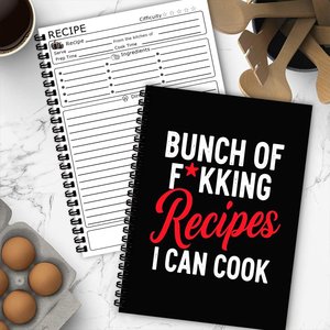 Cuaderno de Recetas Personalizado A5 con Espiral, Cubierta de Cuero PU, Libro de Recetas Extraíble con Anillas para Chefs, Madres y Empresas - Product Image 6