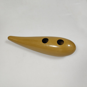 Instrumento de percusión tubo de raspado de plástico afeitado musical para niños acompañado de tubo de Canto de rana - Product Image 3