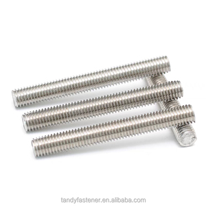 Vis à queue filetée complète en acier inoxydable 304 ASTM A193-B7 M6 M16 DIN 975 - Product Image 2