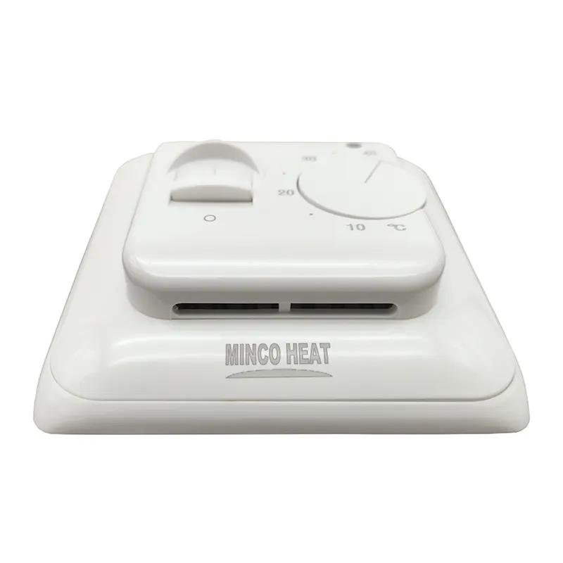 MINCO ısı elektrikli yerden ısıtma manuel oda termostatı sıcak zemin kablosu 220V 16A sıcaklık kontrol cihazı