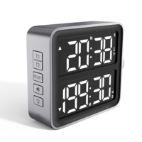 Timer Dapur Digital Layar Ganda dengan Fitur Countdown Ganda, Lampu Latar, Plastik Ramah Lingkungan, Bertenaga Baterai