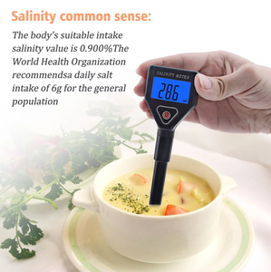 SA-98305 Tragbarer Salzgehaltemesser Salinometer Halometer Salzgeber Salzsalz Meereswasser Lebensmittel Salzgehalt Messer Salzkonzentration - Product Image 3