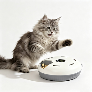 Distributeur Automatique d'Aliments pour Animaux de Compagnie Élégant et Fiable – Gamelle pour Chat - Product Image 1