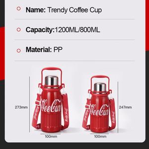 Bouteille isotherme de voyage en acier inoxydable grande capacité avec logo personnalisé, vente en gros, 800 ml/1000 ml, tasse thermos, bouteille de sport - Product Image 6