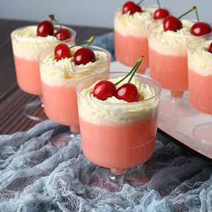 PS petit gobelet Dessert <span class=keywords><strong>Champagne</strong></span> conteneurs tasses en plastique transparent pour crème glacée tiramisu Mousse - Product Image 1