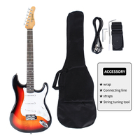 Guitare électrique Starway de haute qualité, 39 pouces, prix de gros, 6 cordes, instrument de musique pour débutant