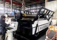 W12NC 20X2500 Vierwalzen-Hydraulik-Biegemaschine mit CNC-Steuerung in Schwarz-Weiß-Design von CNCColgar