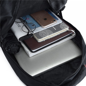 Men's Backpack Large Capacity Water Repellent Solid Color Detachable Straps For Business Travel Leisure - Product Image 3