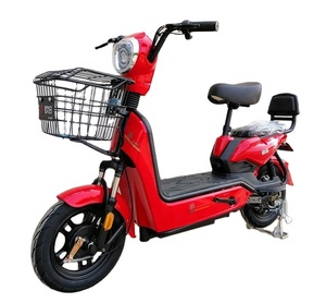 Factory Price 400w 48v Scooters Lead Acid Battery Moto <b>with</b> Basket Kn-lxjy Moto <b>with</b> Basket - Product Image 1