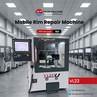 Machine de réparation de jantes mobiles VL23 pour atelier de réparation automobile
