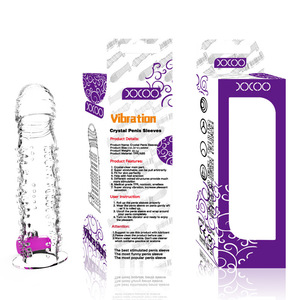 X-Man Crystal Wolf Tooth Sleeve, Funda Transparente para Estimulación del Punto G, Juguete Sexual - Product Image 2