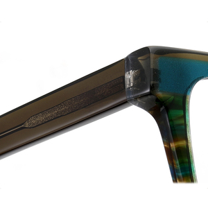 Gafas de acetato translúcidas OBM, piezas finales coloridas, monturas de acetato Unisex, gafas redondas ligeras de lujo, Color de logotipo personalizado - Product Image 4