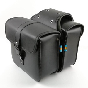 Sacs de selle rétro CQJB <span class=keywords><strong>pour</strong></span> <span class=keywords><strong>moto</strong></span>, sacs latéraux universels en <span class=keywords><strong>cuir</strong></span> PU imperméable <span class=keywords><strong>pour</strong></span> <span class=keywords><strong>moto</strong></span> - Product Image 1