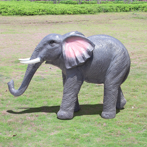 Statua di Elefante Gigante Colorata in Resina di Fibra di Vetro per Decorazione Giardino, Fornitura Diretta dalla Fabbrica Cinese - Product Image 3