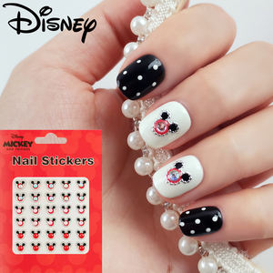 Pierres précieuses pour ongles Disney <span class=keywords><strong>Mickey</strong></span> Pearl & Bow-Pierres de strass écologiques non toxiques pour manucure française, décor plaqué or pour ongles de salon - Product Image 1