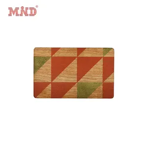 بطاقة مفتاح غرفة باب فندق RFID من الخشب والخشب مادة الخشب بجودة جيدة