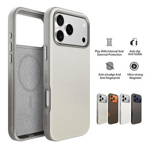 เคสโทรศัพท์หนัง PU หรูหรา ป้องกันแรงกระแทก พร้อมแม่เหล็ก ใช้ร่วมกับสายคล้องคอ  สำหรับ iPhone 17 Air Pro Max - Product Image 2