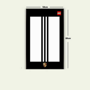 Modello speciale cornice per gli appassionati di blocchi di costruzione e modelli di auto decorazione murale minimalista grucce incorniciate arti - Product Image 1