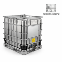 Réservoir de stockage d'eau liquide carré en acier inoxydable sanitaire de qualité alimentaire Fulait SS316, compatible UE, norme ISO 1