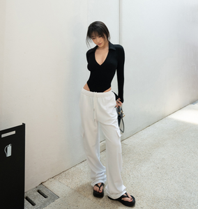 <span class=keywords><strong>Pantalon</strong></span> Cargo pour femmes avec poches <span class=keywords><strong>Pantalon</strong></span> ample taille haute <span class=keywords><strong>de</strong></span> haute qualité <span class=keywords><strong>Pantalon</strong></span> Taille personnalisée Vie décontractée - Product Image 5