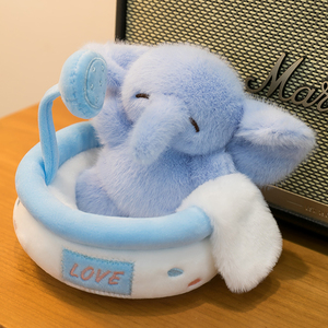 Wholesale Animal Plush Desk Buddy - Cute Rabbit & Elephant Stuffed <b>Toy</b> for Stress Relief & <b>Education</b> - Product Image 4