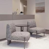 Nouveau design moderne, fauteuil de salon contemporain une place, canapé-lit fonctionnel en tissu éponge pour hôtel et appartement