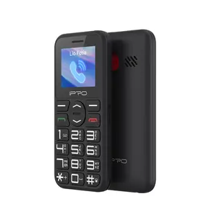 Goedkope Basic China 1.77Inch Oude Man Telefoon 2G Senioren Mobiele Telefoon Fm Torch Sos Knop Grote Batterij telefoon