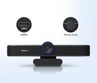 Webcam UHD 3840 2160p 1080p Plug and Play 4k untuk Kerja Hibrida dan Konferensi Video dengan Fungsi Auto Framing dan Autotracking