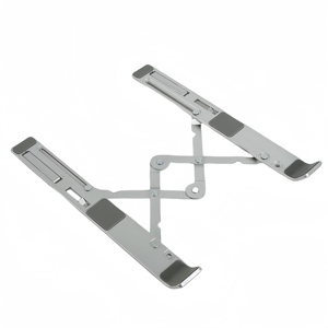 Nouveau support pour ordinateur portable en aluminium, support pliable en métal, angle de vision réglable, support de rangement créatif rétractable - Product Image 2