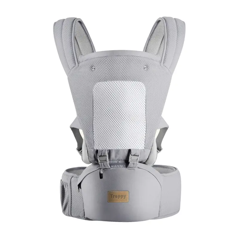 factory supply best organic cotton with Lumbar Support hip seat baby front pack baby carrier