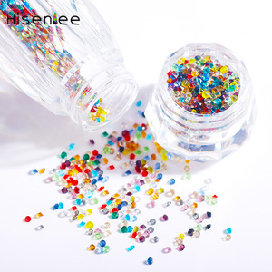 Nouveau Luxueux Micro-strass 3D 1,1 mm pour Nail Art, 3000 pièces, Non-thermocollant, Fond Transparent, en Cristal de Verre, Bouteille Elf - Product Image 4
