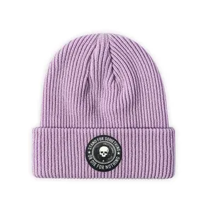 New Arrival Warm Winter Acrylic Knitting Hat Scarf Set Men Ski Cap Windproof Custom Beanie Hat