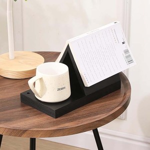 Signet Triangle en <span class=keywords><strong>bois</strong></span> avec porte-boisson support de nuit porte-livre comptoir porte-recette livre en <span class=keywords><strong>bois</strong></span> lecture repos avec fente - Product Image 4