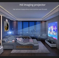Multifunktion sbett projektor Smart Up-Holster Betten Schlafzimmer möbel Massage Smart Betten