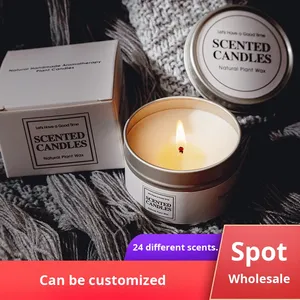 Vela de <span class=keywords><strong>Pilar</strong></span> hecha a mano de aromaterapia de cera de soja de Venta caliente transfronteriza al por mayor regalo de gama alta recuerdo de cumpleaños adorno decorativo - Product Image 6