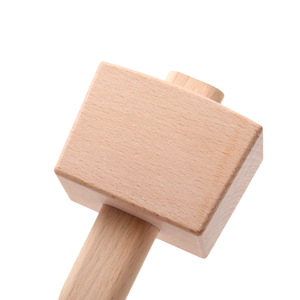 Martillo grande, mazo <span class=keywords><strong>de</strong></span> <span class=keywords><strong>madera</strong></span>, carpintero, carpintería, <span class=keywords><strong>madera</strong></span> <span class=keywords><strong>de</strong></span> <span class=keywords><strong>haya</strong></span> pintada, mesa decorativa sostenible, trituración <span class=keywords><strong>de</strong></span> hielo - Product Image 5