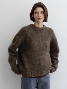 Maglione donna 24 nuovi top maglione in lana larga in maglia Mohair - Product Image 3