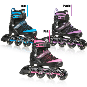 Nhà Máy Bán buôn có thể điều chỉnh <span class=keywords><strong>Inline</strong></span> Giày trượt con lăn cho trẻ em và phụ nữ giá rẻ nhấp nháy giày với chứng nhận <span class=keywords><strong>CE</strong></span> - Product Image 5