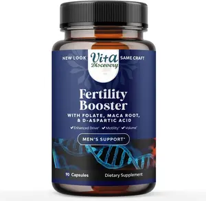 Enhanced Motility Volume Potency Fertility Support Multivitamin Male Fertility capsule L-Arginine D-Aspartic Acid Supplement