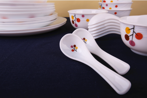 Juego de vajilla de vidrio Ópalo, vajilla transparente, juego de vidrio blanco, <span class=keywords><strong>cuencos</strong></span> <span class=keywords><strong>pequeños</strong></span>, plato redondo - Product Image 3