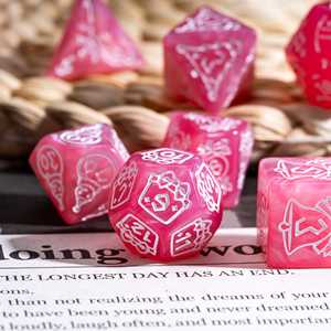 Para Udixi D20, juego <span class=keywords><strong>de</strong></span> dados poliédricos estampados <span class=keywords><strong>de</strong></span> Navidad, plástico acrílico perlado para mazmorras y dragones, juego <span class=keywords><strong>de</strong></span> <span class=keywords><strong>mesa</strong></span> <span class=keywords><strong>RPG</strong></span> - Product Image 3