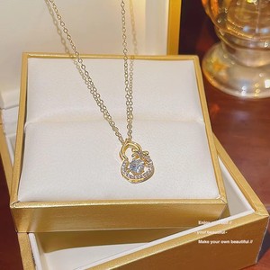 Accesorios <span class=keywords><strong>de</strong></span> Moda Coreanos, Collar con Colgante <span class=keywords><strong>de</strong></span> Perlas y Cobre Chapado en Oro <span class=keywords><strong>de</strong></span> 18K, Regalo Elegante y <span class=keywords><strong>de</strong></span> Lujo Ligero para Mujer - Product Image 5