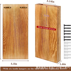 Wooden Wall Mounted <b>Planter</b> <b>Rectangle</b> YH26 Decorative For Home Office - Product Image 4