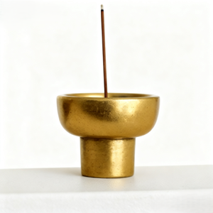 Brûleur d'encens d'intérieur de style antique en aluminium moulé sous pression CNC de haute qualité pour la cérémonie du thé, décoration de bureau à domicile - Product Image 1