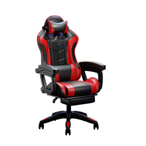 <span class=keywords><strong>Fauteuil</strong></span> Ergonomique <span class=keywords><strong>Pivotant</strong></span> E-Sports Confortable à Vérin, Massant pour Séances Prolongées, en Cuir Synthétique Moderne pour Ordinateur de Dortoir Masculin - Product Image 5
