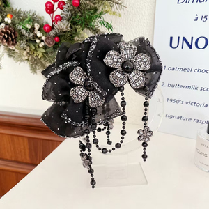 Hot Selling Temperament Elegant Black Flower Hairpin Popular Niche Design Women's Hairpins Fashionable Jewelry Wholesale - Product Image 3